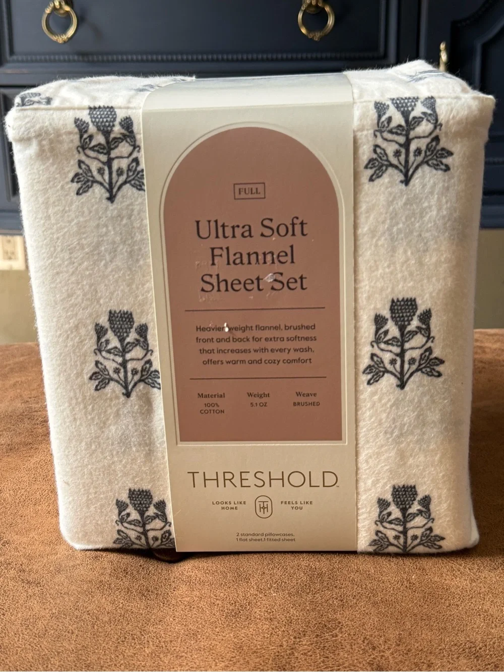 Threshold plush flannel
